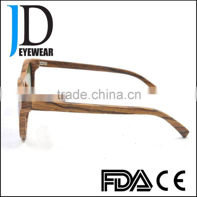 Hot Sell handmade OEM brand logo Wooden bamboo sunglasses