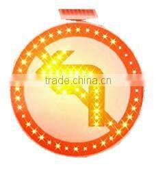 solar powered portable Ultra bright solar traffic arrow marker
