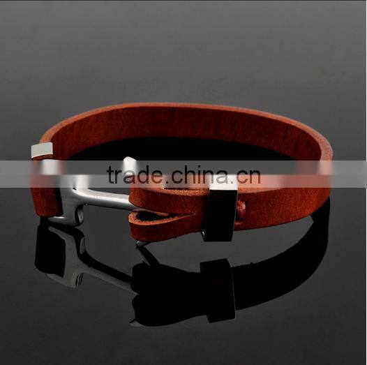 Fashion Jewellery Leather Anchor Bracelet Meaning