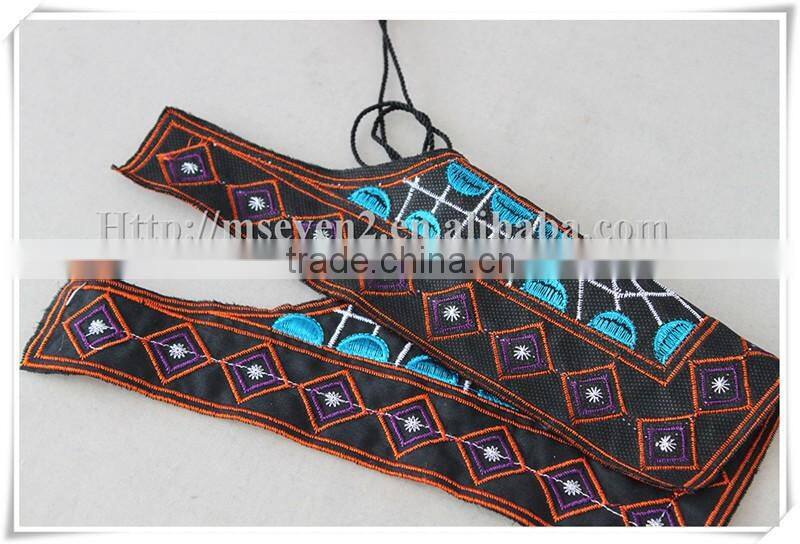 New arrival vintage embroidered crochet collar Embroidered Collar with tassel