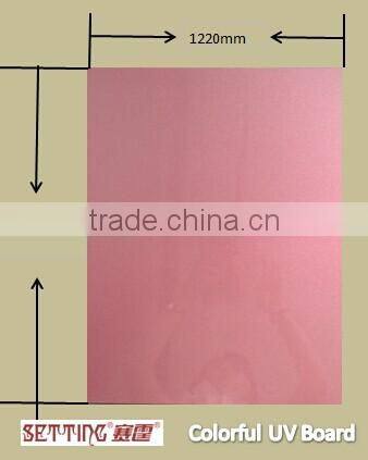 E1 Formaldehyde Emission Standards and First-Class Grade 9mm Popular Selling High Gloss UV Board UV MDF Board for Decoration