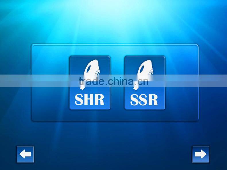 Alibaba Beijing China Supplier Double System Permanent Hair Removal Portable IPL SHR Beauty Machine