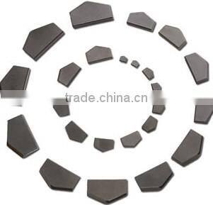 SS10 tungsten carbide stone cutting tip with clearance angle