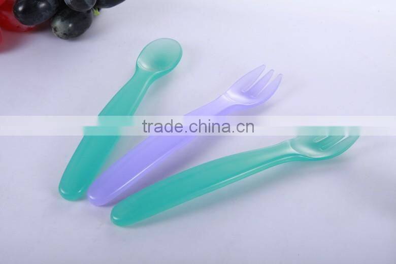 customized baby cutlery set with melamine handle