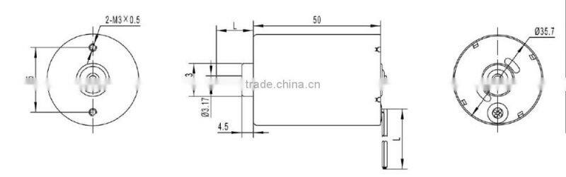 12 volt dc brushless motor for hair drier
