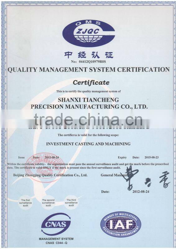 Professional OEM lost wax casting overhead line hardware electric fitting socket clevis with split pin
