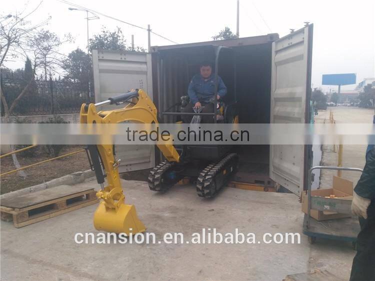 1.8TON 0.04m3 bucket with teeth hydraulic mini excavator machine