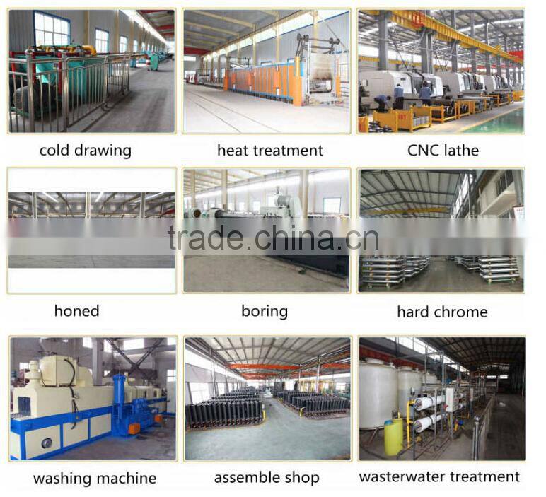 Hyva front end loader hydraulic cylinders for tipper trailer