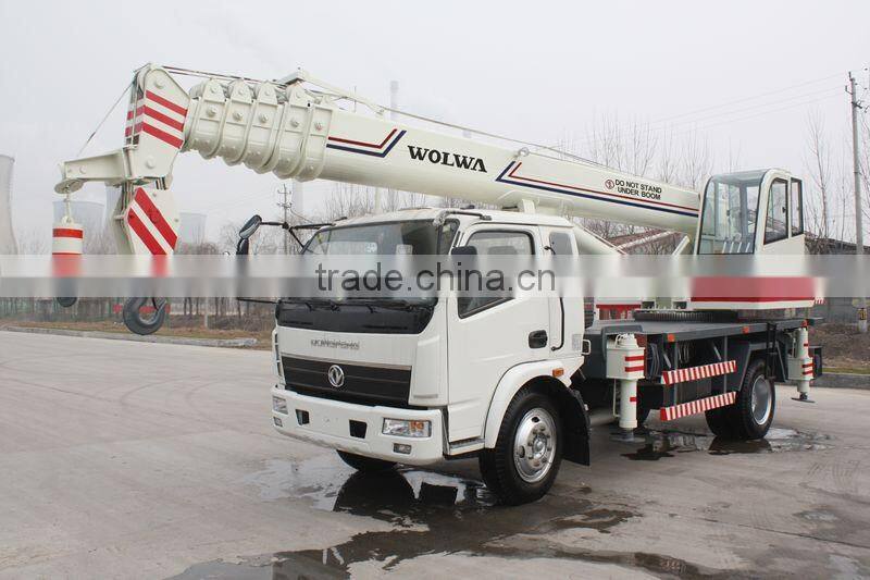 small truck crane with 8 ton hoisting weight truck chassis for sale