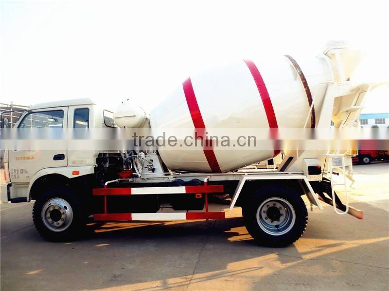 Foton small 3 cubic meters concrete mixer truck for sale