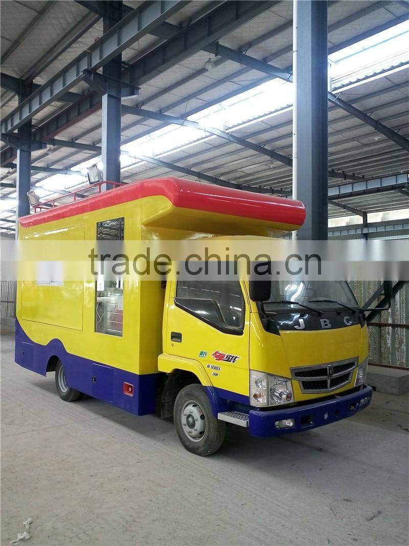 2016 Hot selling Dongfeng mobile pizza food cart price