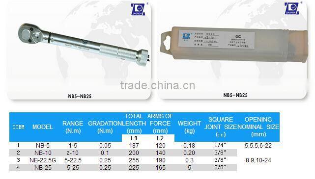 NB SERIES OF PRESET TORQUE WRENCH, WeiYi LaiZhou