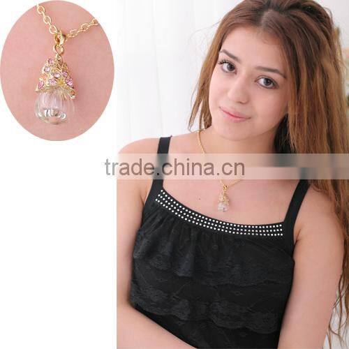 NEW 2014 Jewelry Pendant Glass Perfume bottle jewelry