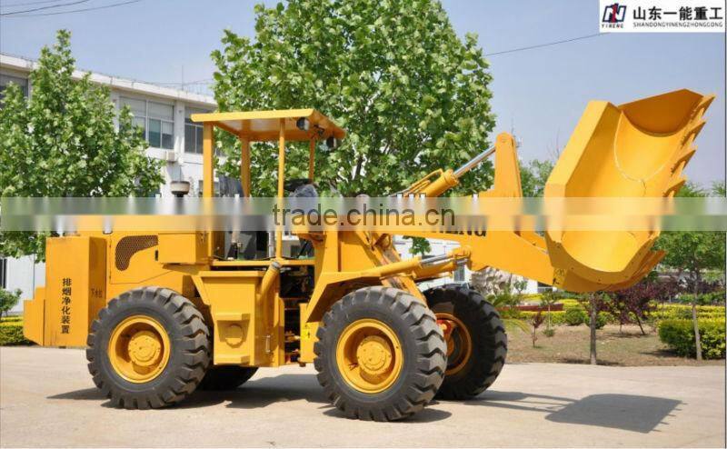 mining loader side-dumping