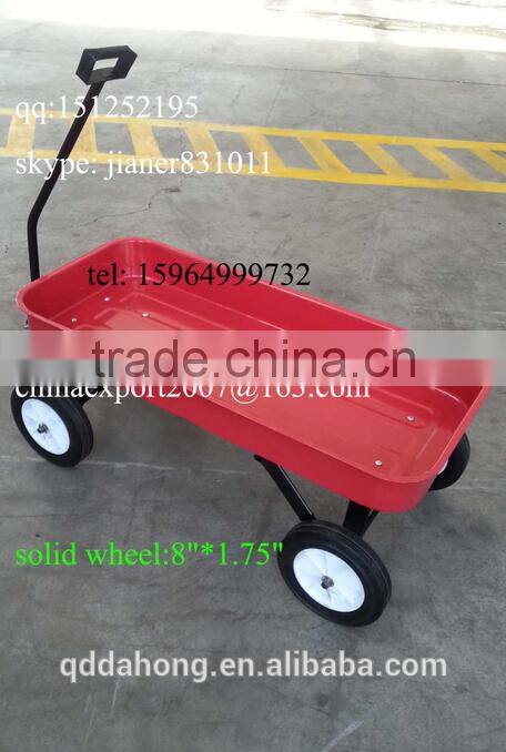 Kid's Tool Cart,Kid's Wheelbarrow ,Children Wheel Barrow with 4 Solid Wheel TC1805