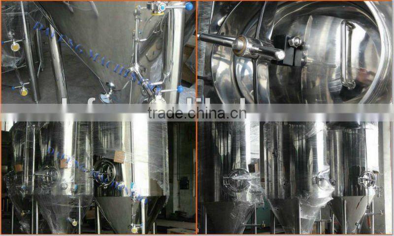 Conical beer fermentation tank/ beer brewing equipment