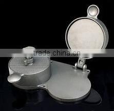 Aluminium hamburger mould