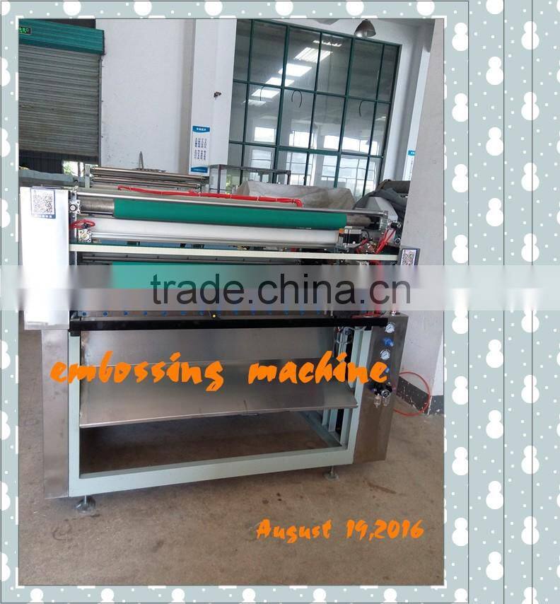 Ultrasonic embossing machine