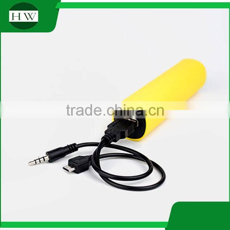 3 in 1 mini cylinder portable multi function usb charger power bank bluetooth wireless phone speaker with stand holder