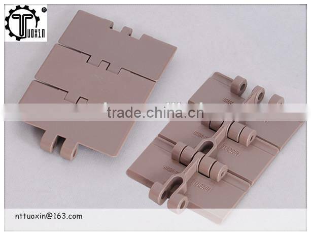 Straight Running Plastic Tabletop Chains for processing machinery