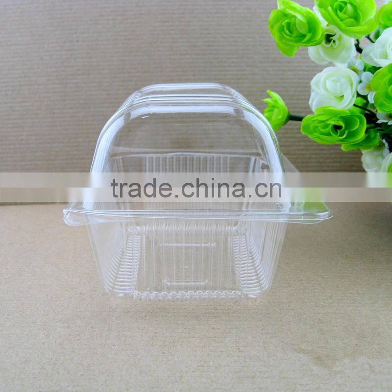 BOPS High transparent plastic swiss roll cake, pastry packing container
