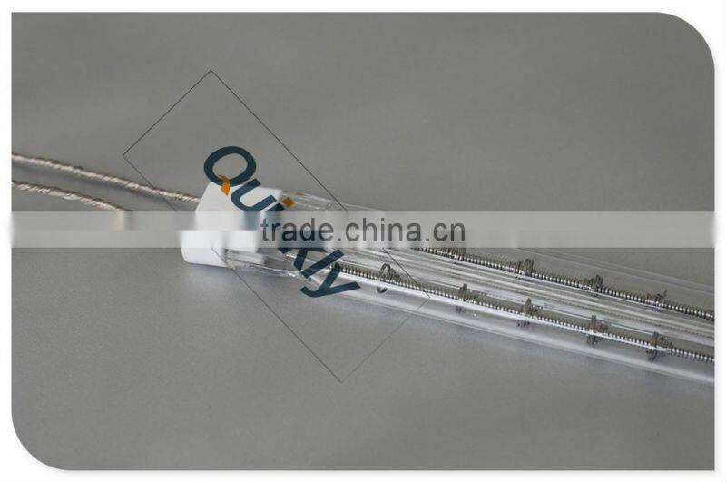 Transparent shortwave twin tubes