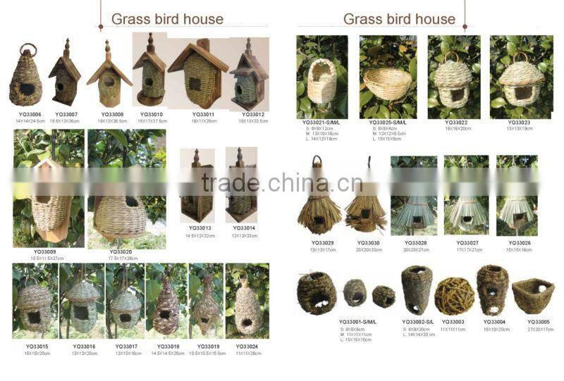 grass bird feeder
