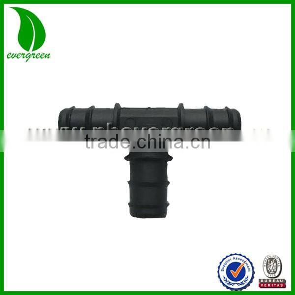 Drip pipe fittings tool plastic Barbed Tee Connector