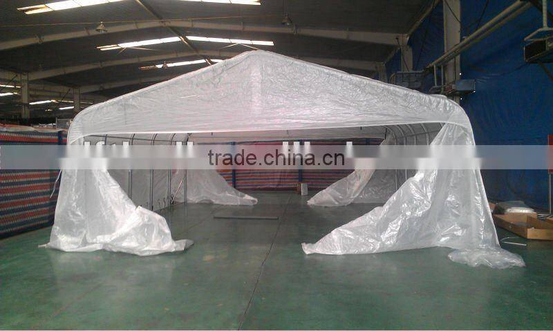 steel pipe large carport 20'x20'