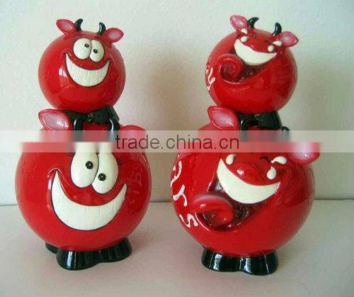 Pink artificial elephant piggy bank