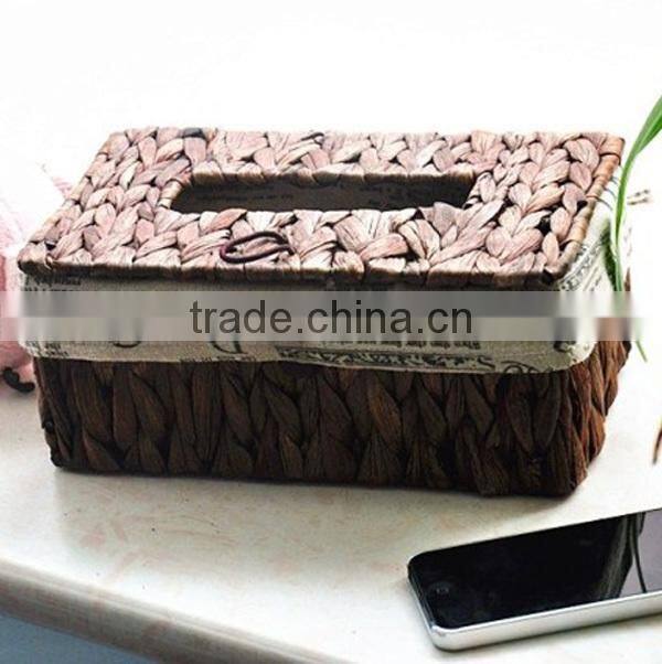 decorative wicker tissue box wholesale
