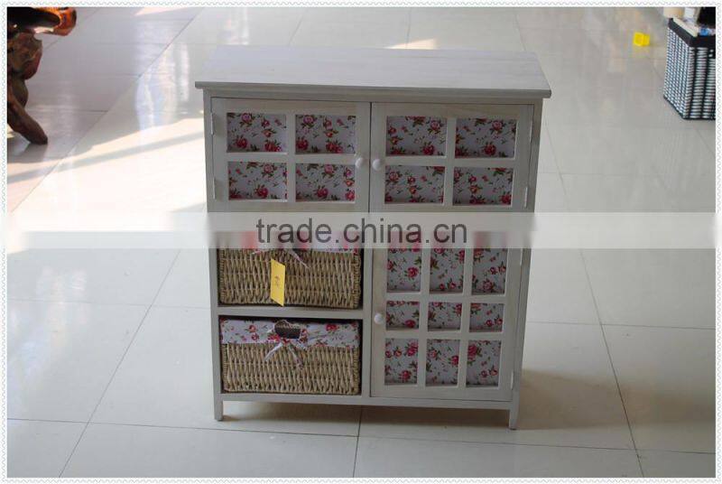 2015 high quality new design handmade decorative wooden cabinet for living room