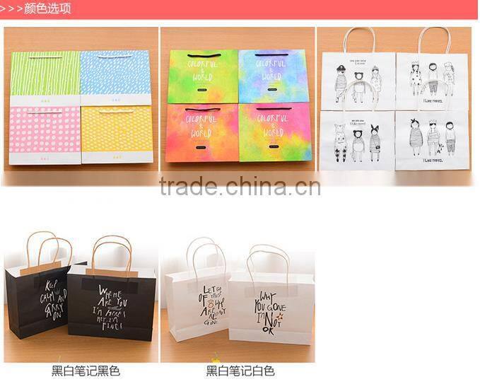 Q1111 Large capacity portable cute cartoon gift bag