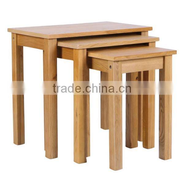 Wood + plywood console table