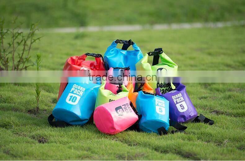 Outdoor waterproof bags drifting stooge swim dry bag 500D Ocean Pack Waterproof Bag