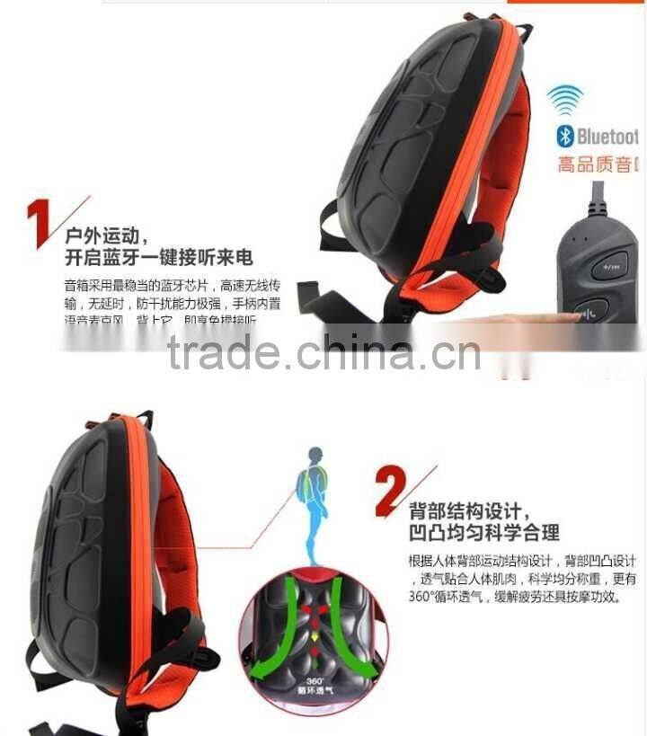 2016 New Arrival Hot Multifunction Outdoor Sports Backpack Design Bluetooth Speaker With FM Radio/Power Bank