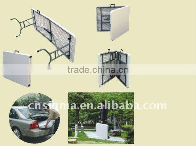 2014 Hot sale 4 Foot blow mold rectangle fold up pool table