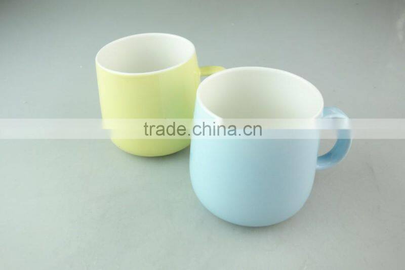 14 OZ Wholesale glazed ceramic mug with cheap price and good quality in stock