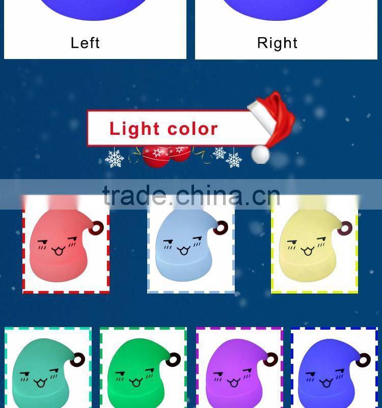 cap shaped silicone cover flexible battery operated decorative lamps