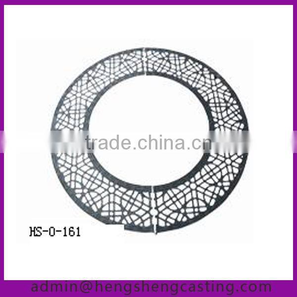 garden cast iron outdoor tree grill