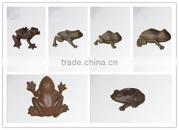 wholesale decorative metal garden frog