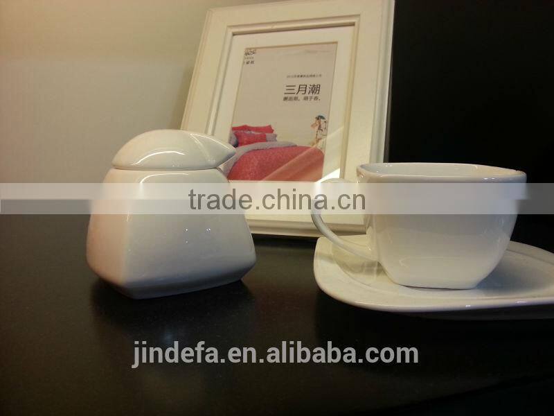 new bone china white porcelain coffee tea sets
