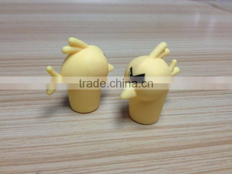 High stealability silicone wine bottle stopper bird shape stopper