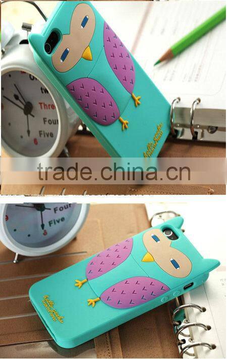 Romane silicone phone case for i-phone 5