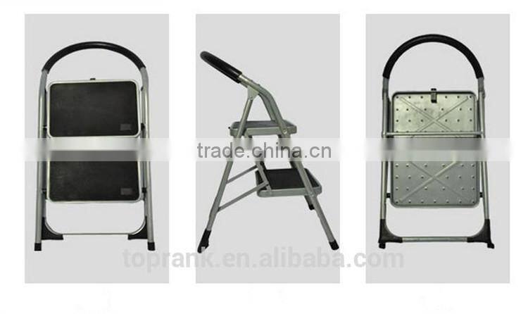 2 Steps multifunction Heavy Duty Folding adjustable step ladder
