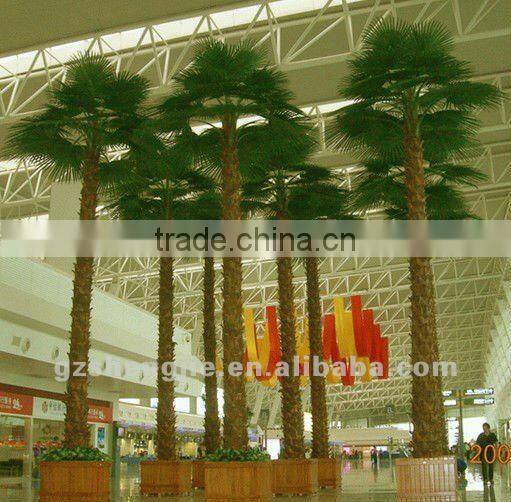 Wholesale fire retardant artificial palm tree leaf in factory price