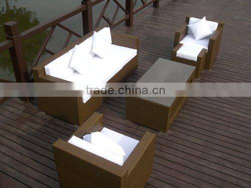 wicker outdoor sofa set