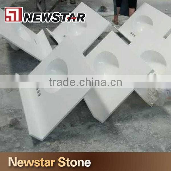 Cultured marble bathroom vanity top