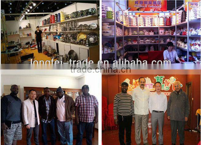 Aluminium ceramic cookware set frying pan soup pot