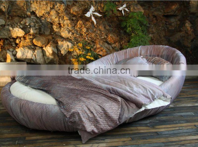 MMD04 luxury fabric egg bed 2016 alibaba new children furniture funky baby kids bedroom furniture